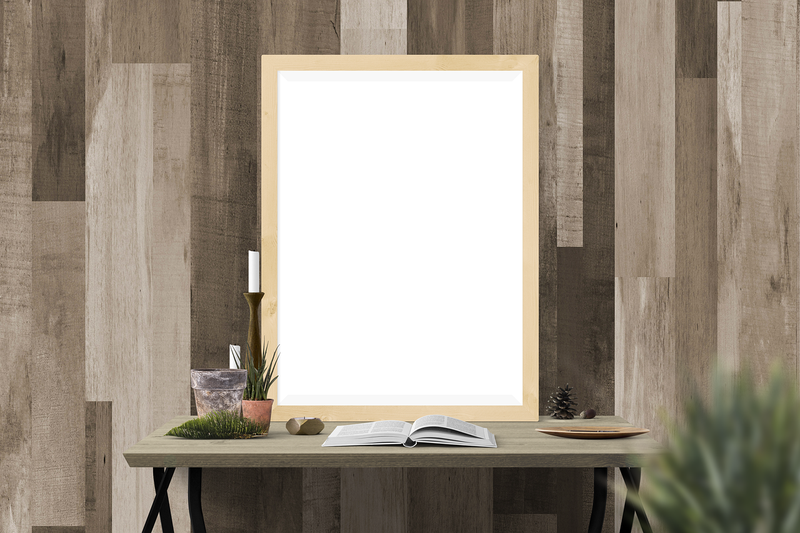 empty white plate with chopsticks on wooden table minimalist