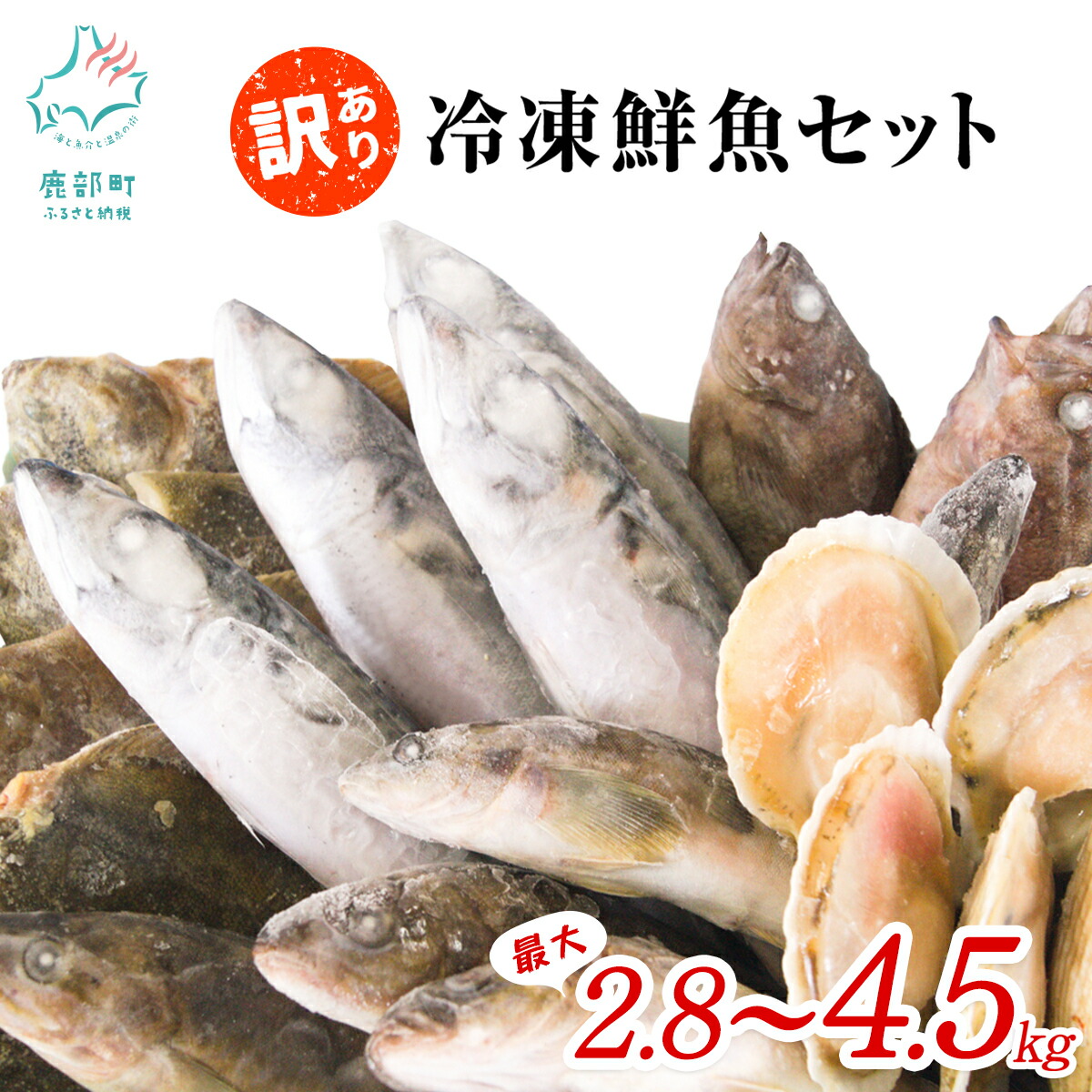 ふるさと納税 北海道鹿部町 訳あり冷凍鮮魚セット ほたて さば ほっけ いか